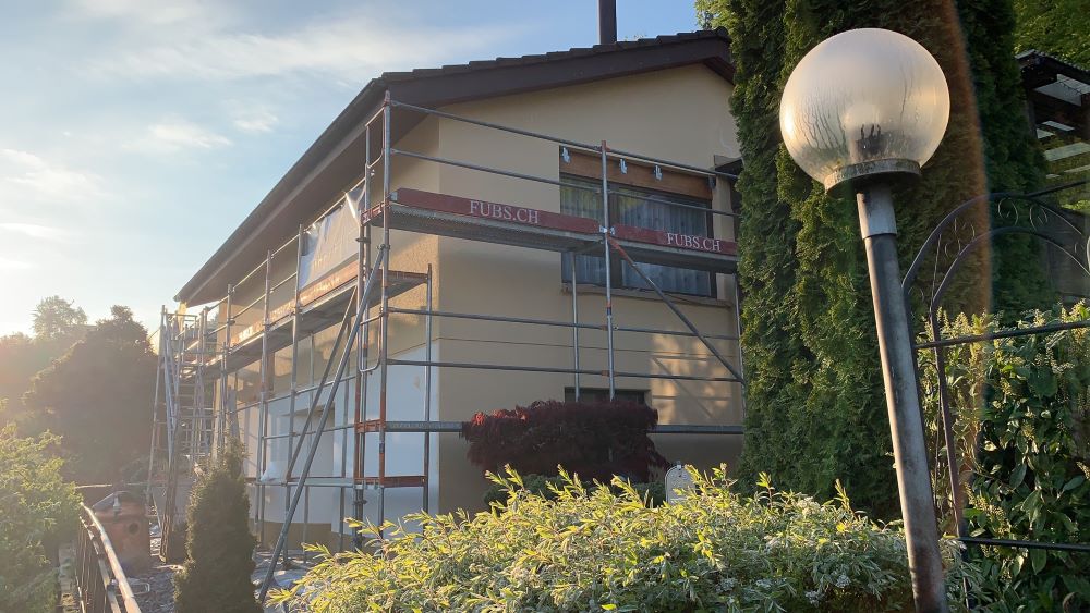 Fassadenrenovation von ROLEs Dienstleistungen in Rothrist im Kanton Aargau (AG)